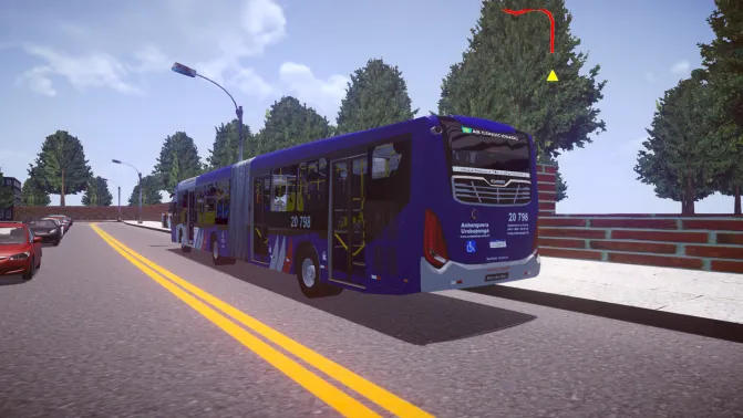 Mod Millennium BRT 2017 O500UA - Interior e Painel (Proton Bus Simulator)