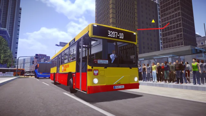 Mod Carrus City Volvo B10M - Vista Principal/Lateral (Proton Bus Simulator)