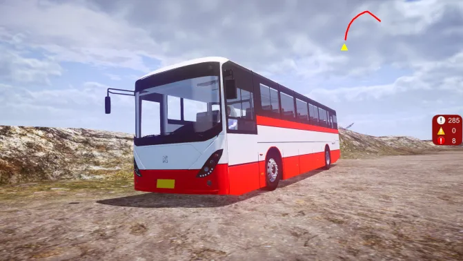 Mod SUNWIN SWB6128 - Vista Principal/Lateral (Proton Bus Simulator)