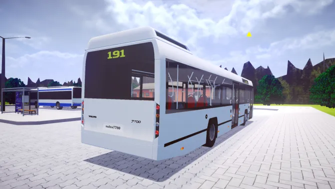 Mod Volvo 7700 Facelift - Interior e Painel (Proton Bus Simulator)