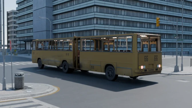 Mod Ikarus 280.48 — Hungarian Articulated City Bus Mod - Interior e Painel (Proton Bus Simulator)
