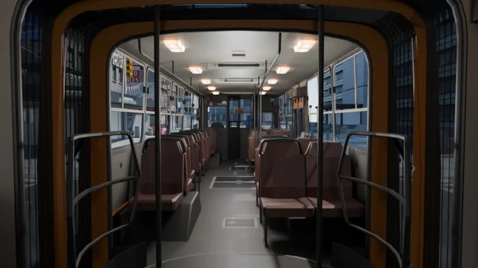Mod Ikarus 280.48 — Hungarian Articulated City Bus Mod - Detalhes e Acabamento (Proton Bus Simulator)