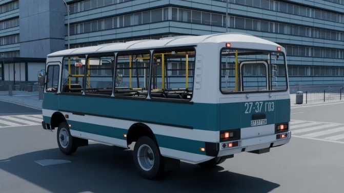 Mod PAZ-3205 — Russian Classic Midibus Mod for PBSU - Interior e Painel (Proton Bus Simulator)