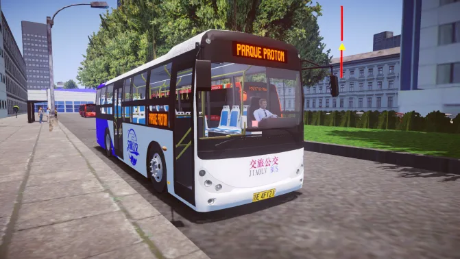 Mod Higer KLQ6101G (10m) – Chinese City Bus Mod Download - Vista Principal/Lateral (Proton Bus Simulator)