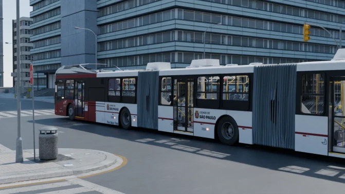 Mod Caio Mondego LA Volvo B9SALF — Biarticulated Mod - Interior e Painel (Proton Bus Simulator)