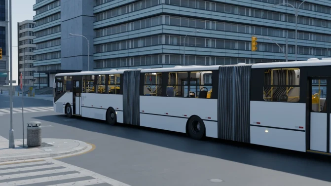Mod Busscar Urbanuss Pluss Volvo B12M — Biarticulated Mod - Interior e Painel (Proton Bus Simulator)