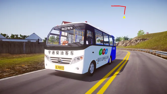 Mod Yutong ZK6660GF - Vista Principal/Lateral (Proton Bus Simulator)