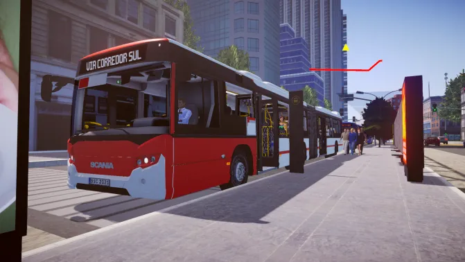 Mod Scania Citywide G - Vista Principal/Lateral (Proton Bus Simulator)