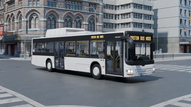 Mod MAN Lion's City A37 Hybrid — German City Bus Mod for PBS - Vista Principal/Lateral (Proton Bus Simulator)