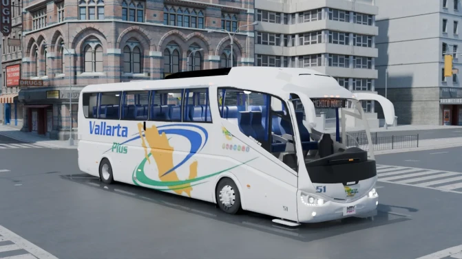 Mod Irizar PB Scania K360 – Coach of the Year Bus Mod - Vista Principal/Lateral (Proton Bus Simulator)