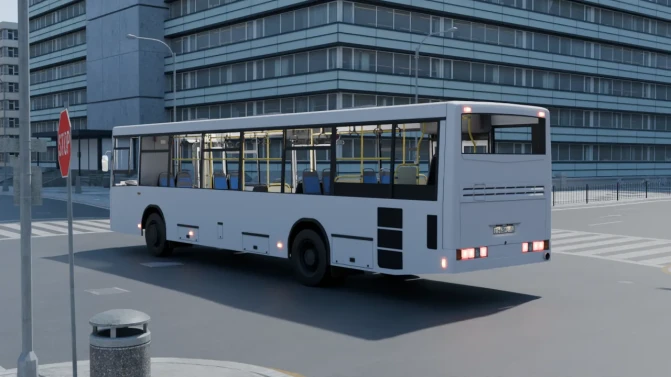 Mod NefAZ 5299-10-33 — Russian Suburban City Bus Mod - Interior e Painel (Proton Bus Simulator)