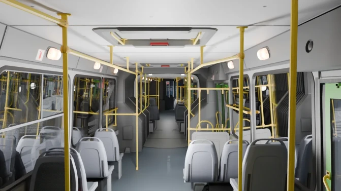 Mod LiAZ-6212.00 — Russia's First Serial Articulated Bus - Detalhes e Acabamento (Proton Bus Simulator)