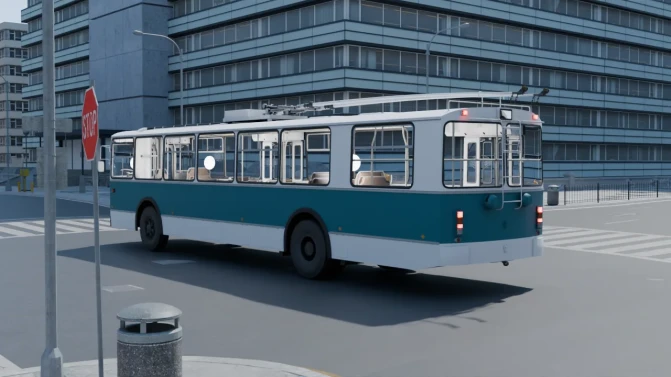Mod ZiU-682G (G00) — Classic Soviet Trolleybus Mod - Interior e Painel (Proton Bus Simulator)