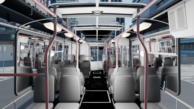 Mod ZiU-682G-016 (017) — Last Serial ZiU Trolleybus Mod - Detalhes e Acabamento (Proton Bus Simulator)