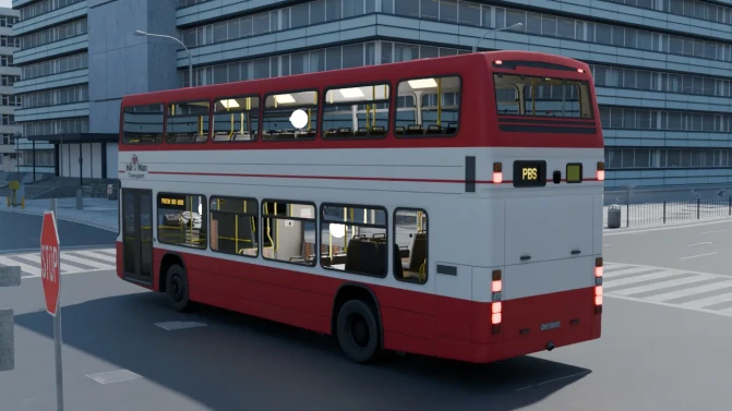 Mod Optare Spectra — British DAF DB250 Double-Decker Mod - Interior e Painel (Proton Bus Simulator)
