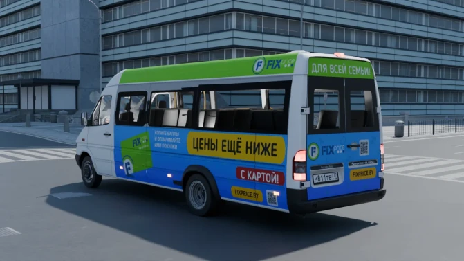 Mod Mercedes-Benz Sprinter 411 CDI — Marshrutka Mod - Interior e Painel (Proton Bus Simulator)