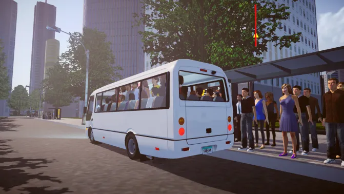 Mod Mitsubishi Fuso Rosa - Interior e Painel (Proton Bus Simulator)