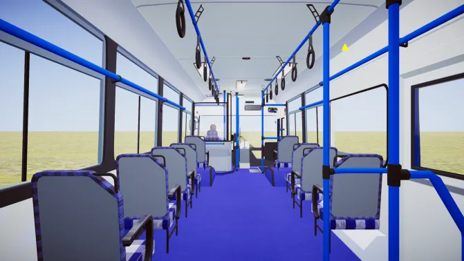 Mod Hyundai Super Aerocity - Detalhes e Acabamento (Proton Bus Simulator)