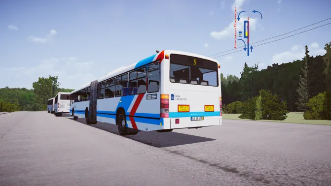 Mod Mercedes-Benz O345K - Interior e Painel (Proton Bus Simulator)