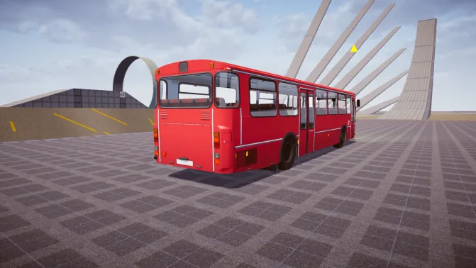 Mod Mercedes-Benz O307 (Manual Gear) – Classic Intercity Bus Mod Download - Interior e Painel (Proton Bus Simulator)