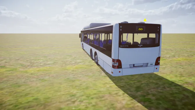 Mod MAN Lion's City C (A36) – 13.7m 3-Axle Bus Mod Download - Interior e Painel (Proton Bus Simulator)