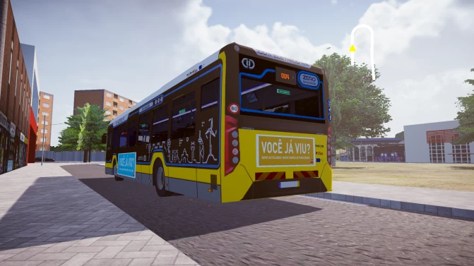 Mod Caetano E.Citygold 12 meters - Interior e Painel (Proton Bus Simulator)